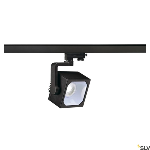 SLV 152780 Euro Cube, 3 Phasen, Strahler, schwarz, LED, 26W, 4000K, 2740lm, 60°