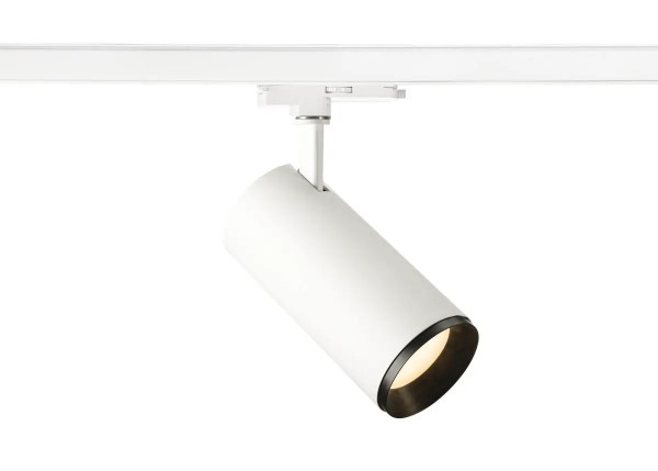 SLV 1004567 Numinos L, 3-Phasen LED-Strahler, DALI, 20W, 3000K, 2400lm, 36°, in weiß/schwarz