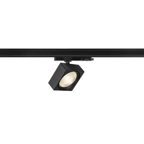 SLV 1010851 Euro Cube 2 L, LED 3-Phasen Spot Flach dimmbar, 21W, 4K, in schwarz