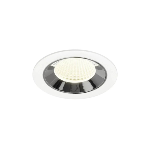 SLV 1009645 Numinos M, LED-Einbauspot, 12W, 4000K, 1900lm, 40°, in weiß/chrom