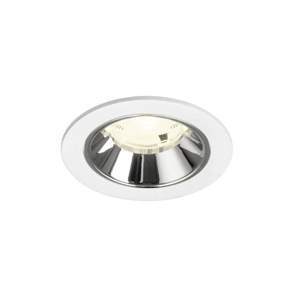 SLV 1009480 Numinos S, LED-Einbauspot, 6.7W, 4000K, 1050lm, 20°, in weiß/chrom