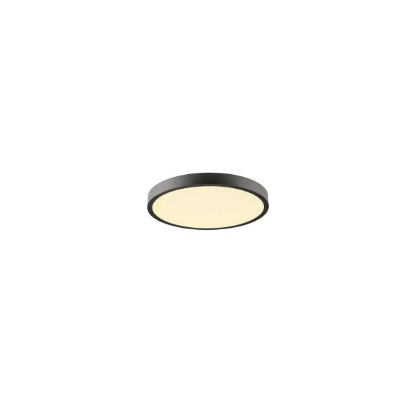 SLV 1011693 Medo 2 Slim 30, Flache LED Wand- & Deckenleuchte, dimmbar, 8W, 3/4K, in Schwarz