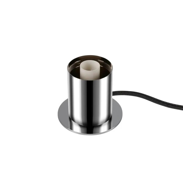 SLV 1008111 Varyt, Tischlampe ohne Schirm, E14, in chrom