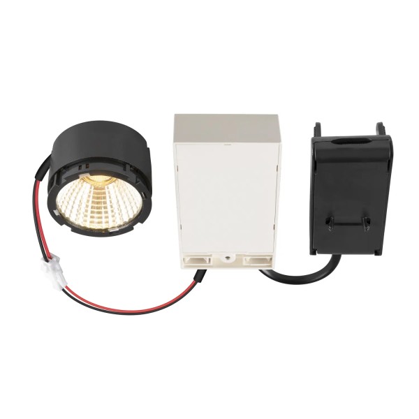 SLV 1007431 New Tria Universal, LED Modul, schwarz, dimmbar, Multi-Wattage, CCT 2500/3000/4000K, 38°