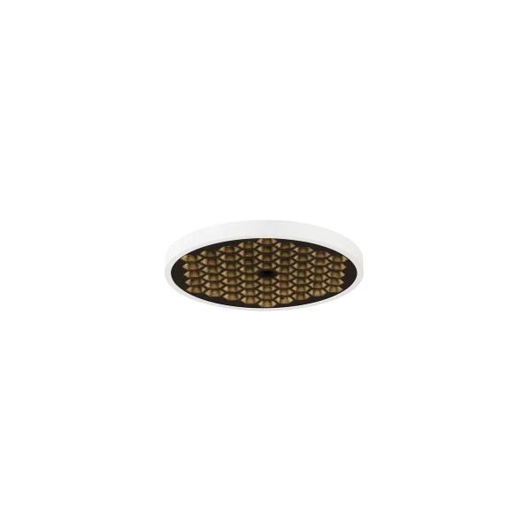 SLV 1011850 Medo Hyve 40, LED-Deckenleuchte mit Wabenraster, DIM, 16W, 3/4K, in Weiß/Schwarz