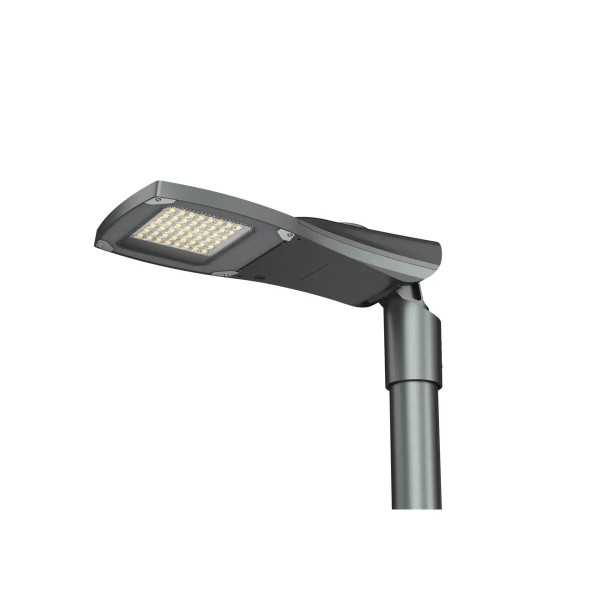 SLV 1011740 Street A Mini 135, LED-Straßenleuchte, 90W, 3000K, LENS906 145°, IP66, 150 lm/W