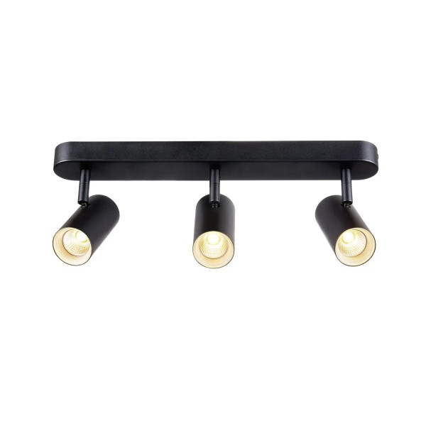 SLV 1008720 Noblo 3-flammig, LED-Spot dimmbar, 19W, 2700K, in schwarz