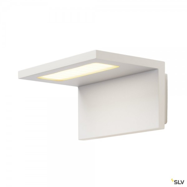 SLV 231351 Angolux Wall, Wandleuchte, weiß, IP44, LED, 7,5W, 3000K, 500lm