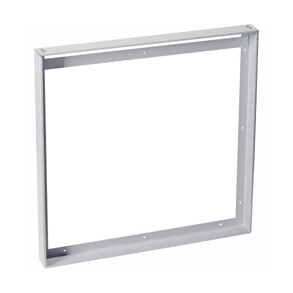 SLV 158774 LED Panel, Aufbaurahmen, 62,5x62,5cm, silbergrau