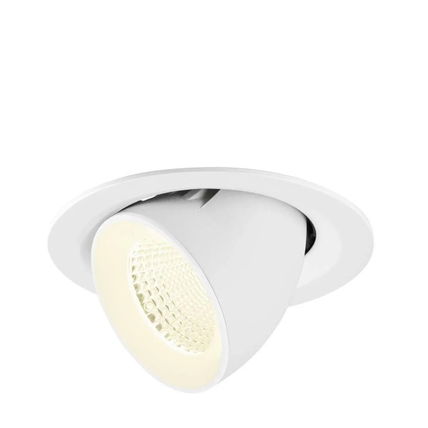 SLV 1009590 Numinos Gimble M, LED-Einbauleuchte, 12W, 4000K, 1900lm, 40°, in weiß