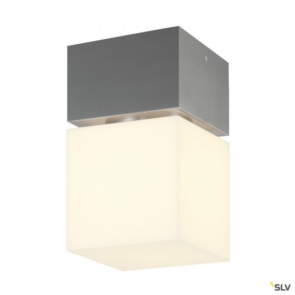 SLV 1000835 Square, Deckenleuchte, Edelstahl, IP44, dimmbar L, LED, 12W, 3000K, 760lm