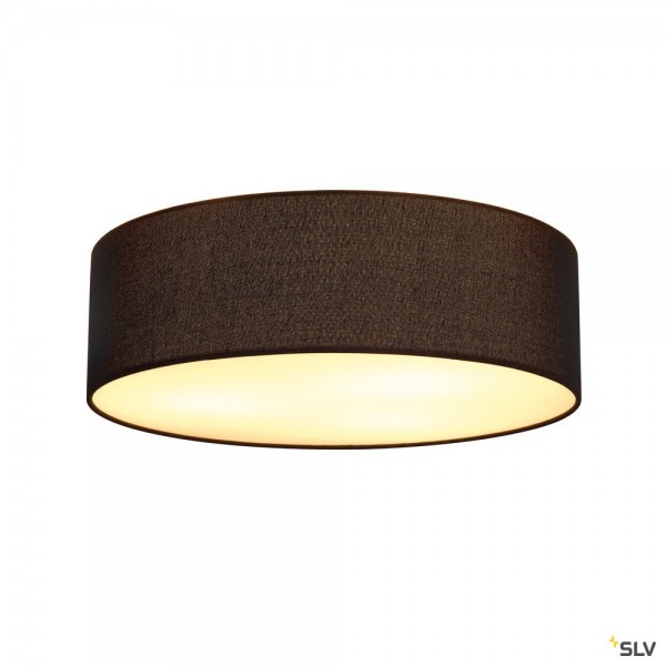 SLV 156050 Tenora CL-1, Deckenleuchte, schwarz, E27, max.3x23W