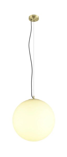 SLV 1008533 Sun 40, Glas Pendelleuchte Opal 40cm, E27, in gold