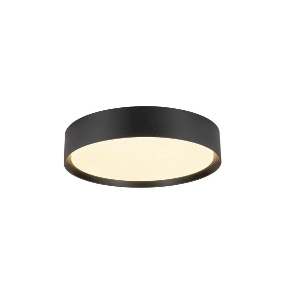 SLV 1008578 Decona 30, LED-Deckenleuchte IP44, DIM, 18W, CCT 27/3K, in schwarz