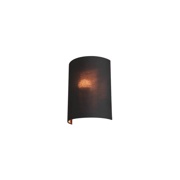 SLV 1001272 + 1001274 Fenda, Wandleuchte, schwarz/kupfer, E27, max.40W
