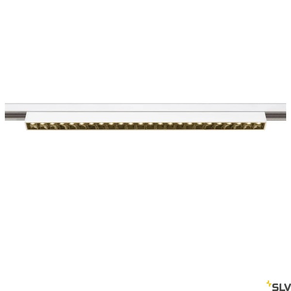 SLV 1006636 In-Line 44, 48V Track, Strahler, Darklight Refl., weiß, Dali, LED, 14W, 3000K, 1230lm