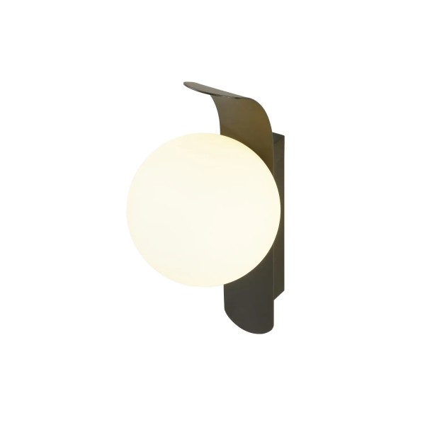 SLV 1008124 Sun, Glas Wandleuchte, G9, in schwarz