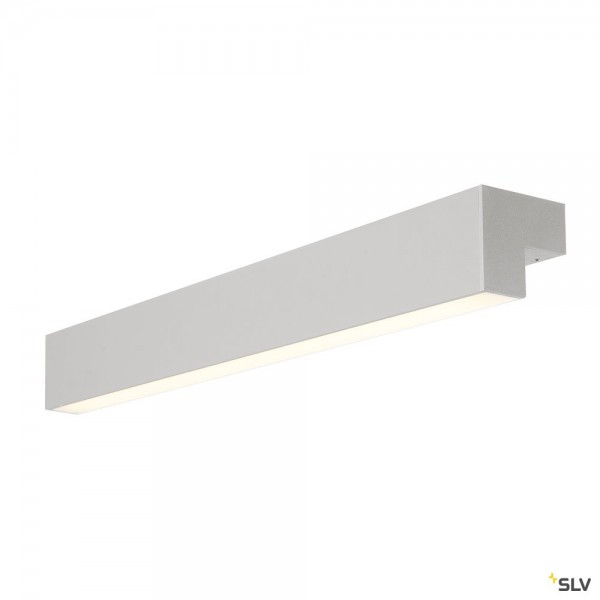 SLV 1001300 L-Line 60, Spiegelleuchte, silbergrau, IP44, LED, 10W, 3000K, 820lm