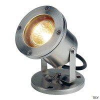SLV 229090 Nautilus, Strahler, Edelstahl, IP67, GX5.3, max.35W SLV 229090 Nautilus, Strahler, Edelstahl, IP67, GX5.3, max.35W