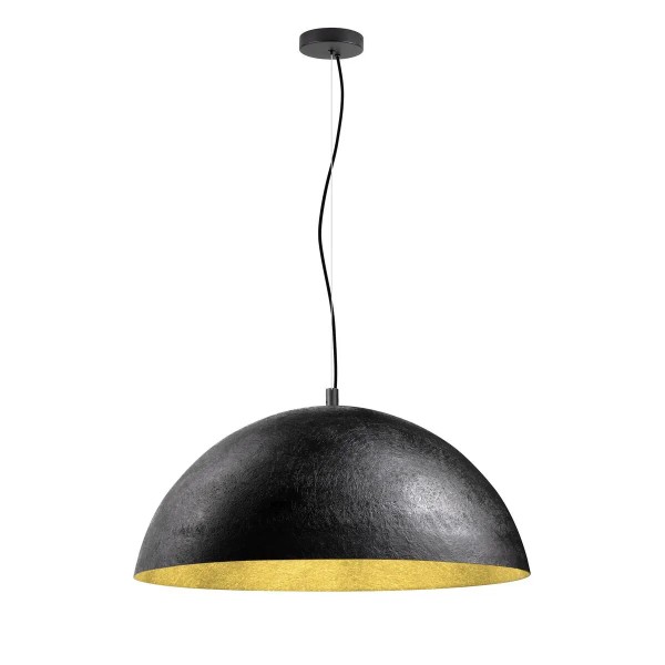 SLV 1008538 Forchini 70, Lampenschirm Hängelampe E27, in schwarz/gold