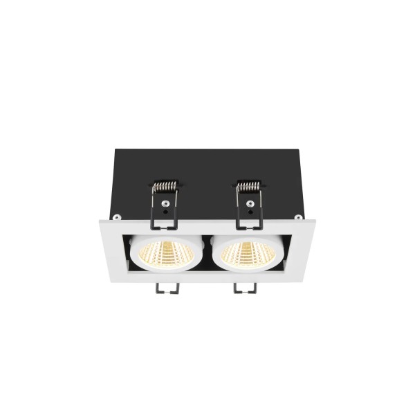 SLV 1007560 Kadux Double, LED-Deckeneinbauleuchte, DIM, weiß, 14W, 3000K, 1550lm