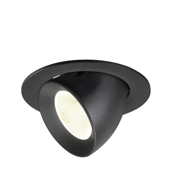 SLV 1009739 Numinos Gimble L, LED-Einbauleuchte, 17W, 4000K, 2700lm, 20°, in schwarz