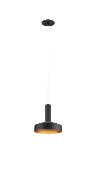 SLV 1010286 Lalu Set Terta 14, Einbau LED-Hängelampe Flach Rund, DIM, 9.5W, 27/3K, in schwarz/bronze