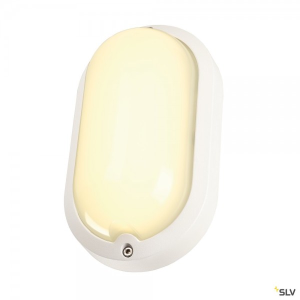 SLV 229931 Terang 2, Wand- und Deckenleuchte, weiß, IP44, LED, 11W, 3000K, 680lm