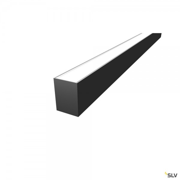 SLV 1004898 Grazia 60, Aufbauprofil, schwarz, B/H/L 7x9,5x300cm, LED Strips max.B.2cm