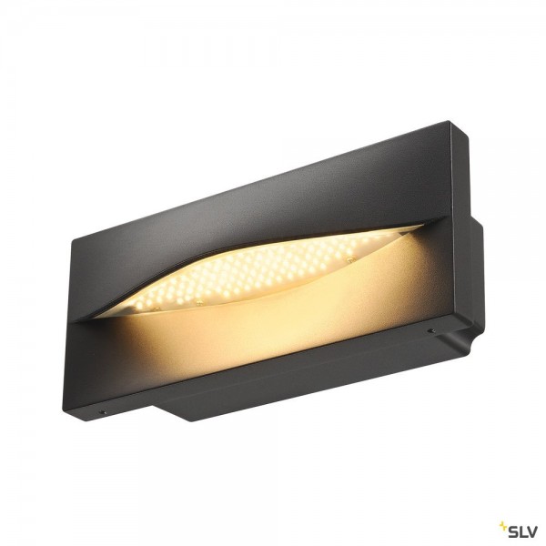 SLV 233635 Adi, Wandeinbauleuchte, anthrazit, IP55, LED, 18W, 3000K, 870lm