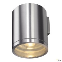 SLV 1000333 Rox, Wandleuchte, alu gebürstet, IP44, QPAR111, GU10, max.50W SLV 1000333 Rox, Wandleuchte, alu gebürstet, IP44, QPAR111, GU10, max.50W