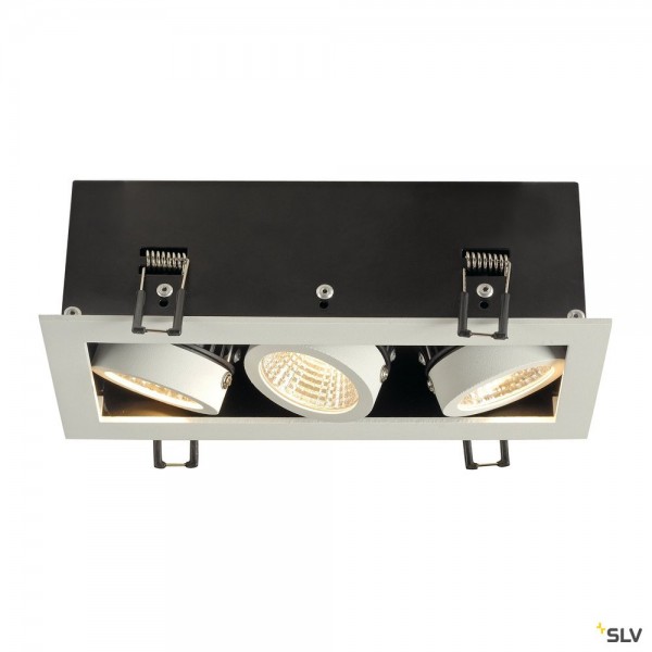 SLV 115721 Kadux 3 Set, Deckeneinbauleuchte, dimmbar L, LED, 21W, 3000K, 1920lm