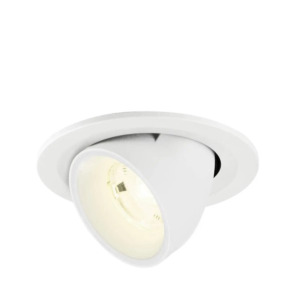 SLV 1009425 Numinos Gimble S, LED-Einbauleuchte, 6.7W, 4000K, 1050lm, 20°, in weiß