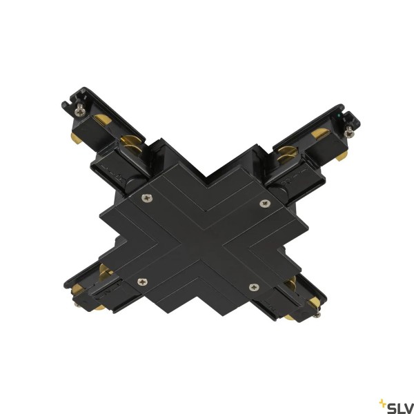 SLV 1006535 3 Phasen, S-Track Dali, Einbau, X-Verbinder, schwarz