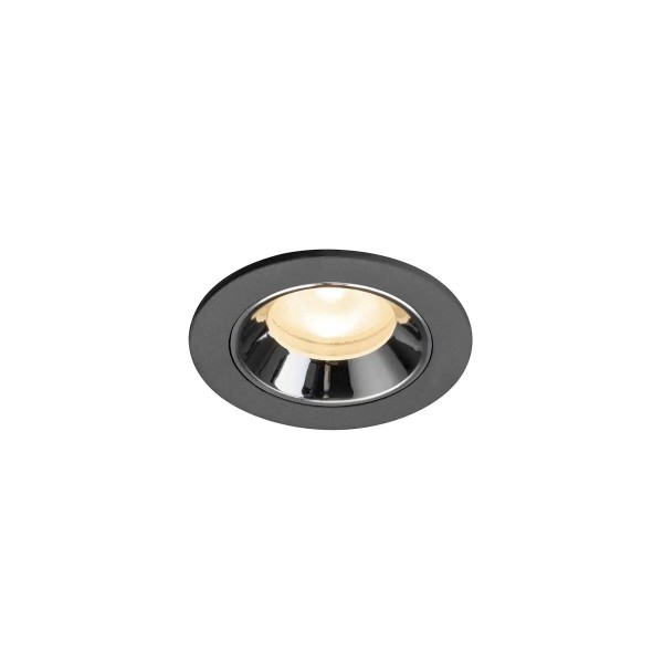 SLV 1009279 Numinos XS, LED-Einbauspot, 6.9W, 2700K, 900lm, 55°, in schwarz/chrom