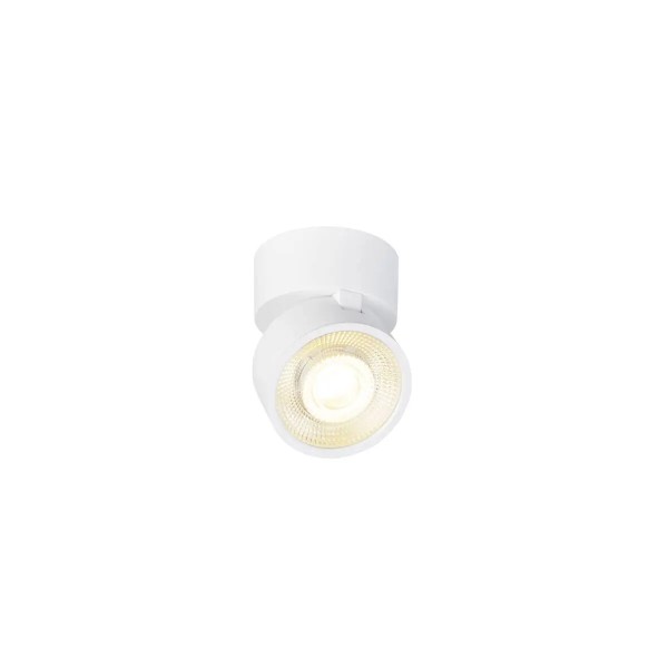 SLV 1010263 Kalu 2.0, Runder LED-Wand & Deckenspot Flach 1-flammig, DIM, 10W, 3K, in weiß