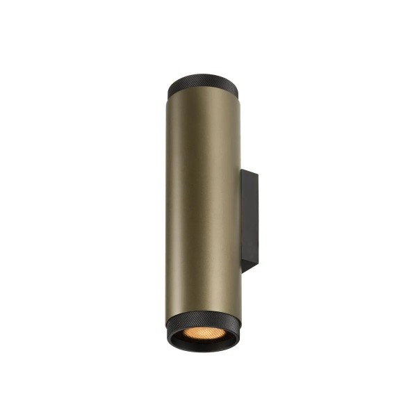 SLV 1011883 Grip! L, Up & Down Wandleuchte mit Dekoring, GU10, in Bronze/Schwarz