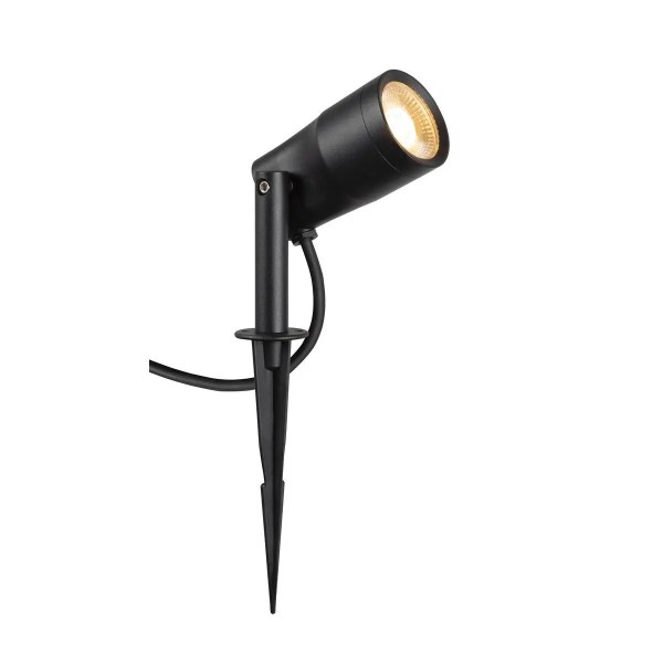 SLV 1011598 Syna Garden, LED-Spießleuchte, 6.2W, 2200K, IP44/65, in Schwarz