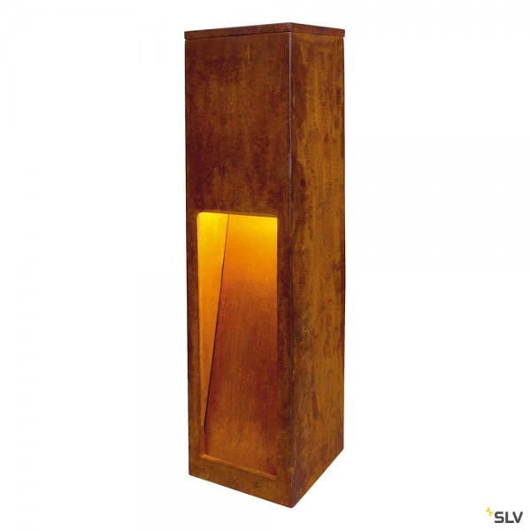 SLV 233447 Rusty Slot 50, Wegeleuchte, eisen gerostet, IP55, LED, 8,6W, 3000K, 30lm