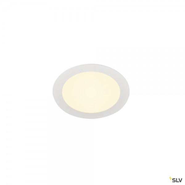 SLV 1003009 Senser 18, Deckeneinbauleuchte, weiß, LED, 9,7W, 3000K, 950lm