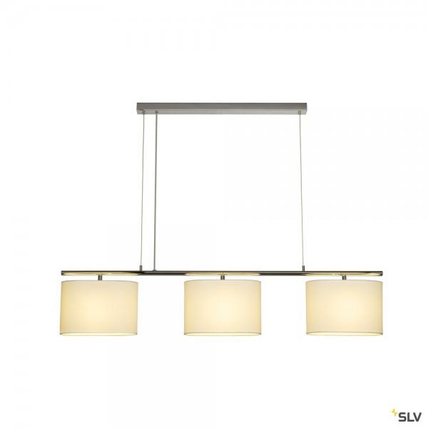 SLV 155871 Triadem, Pendelleuchte, weiß, E27, max.3x60W
