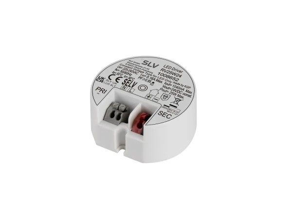 SLV 1008652 LED-Netzteil rund, 25W, 24V, Doseneinbau
