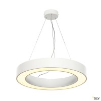 SLV 133841 Medo Ring 60, Pendelleuchte, weiß, dimmbar 1-10V, LED, 35W, 3000K, 2095lm SLV 133841 Medo Ring 60, Pendelleuchte, weiß, dimmbar 1-10V, LED, 35W, 3000K, 2095lm