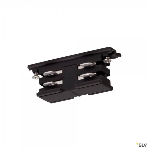 SLV 175070 3Phasen, S-Track, Aufbauschiene, Längsverbinder, schwarz