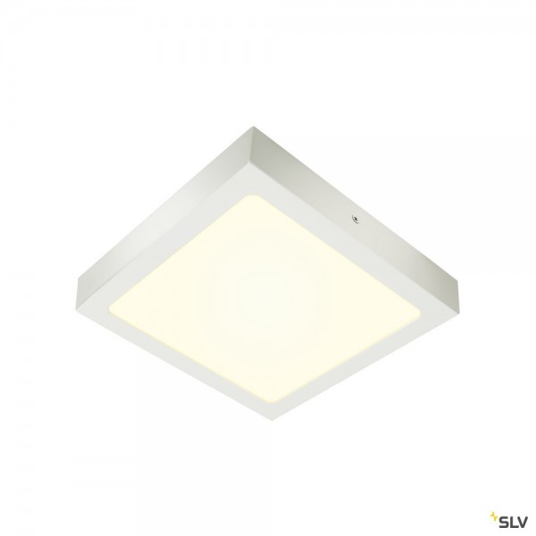 SLV 1004705 Senser 24, Wand- und Deckenleuchte, weiß, dimmbar C, LED, 15W, 4000K, 1240lm