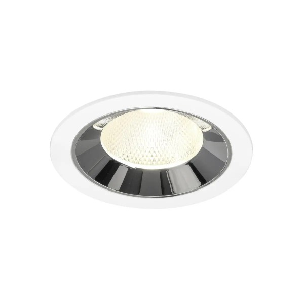 SLV 1009803 Numinos L, LED-Einbauspot, 17W, 4000K, 2700lm, 20°, in weiß/chrom