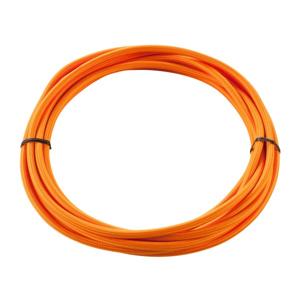 SLV 961374 Textilkabel, 5m, 3-adrig, orange