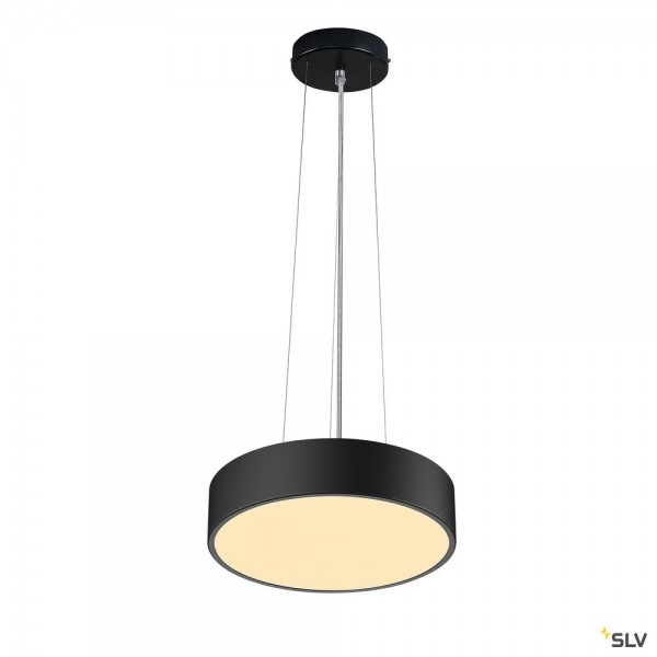 SLV 135250 + 1001889 Medo 30 Ambient, schwarz, 1,5m, dimmbar Dali, LED, 16W, 3000K/4000K, 1300lm