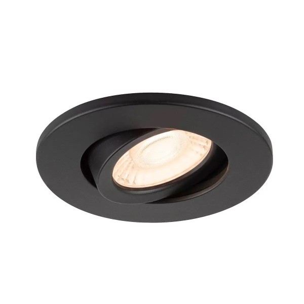 SLV 1011211 Universal Downlight Move, LED-Einbaustrahler DIM, 5-7W, 27/3/4/65K, in Schwarz
