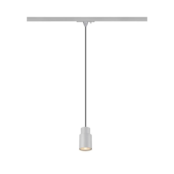 SLV 1008257 Puri 2.0 Tube, 1-Phasen Pendelleuchte, GU10, in grau